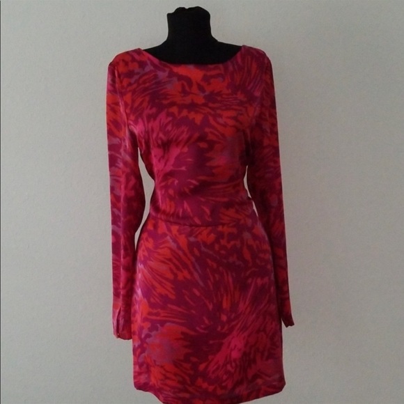 ADAM LIPPES LONG SLEEVE SILK DRESS - Picture 5 of 11